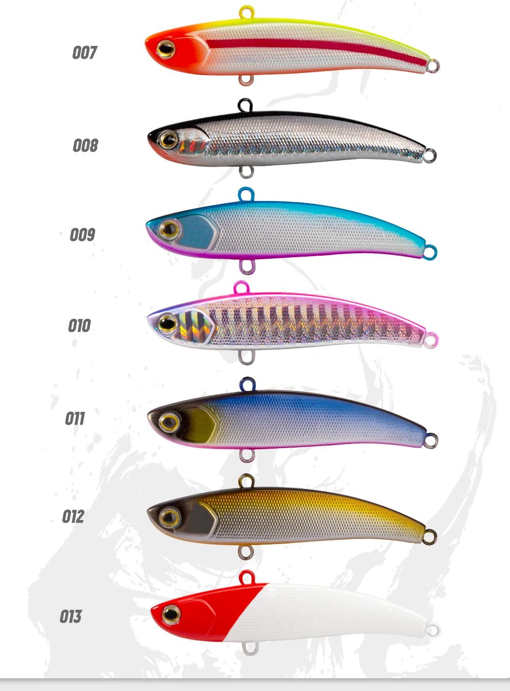 D1 Koume VIB Lures Fishing Vibration 60/70/80mm Long Casting Hard Bait Sinking Artificial Swimbait With Japan Hook 2020 Tackle