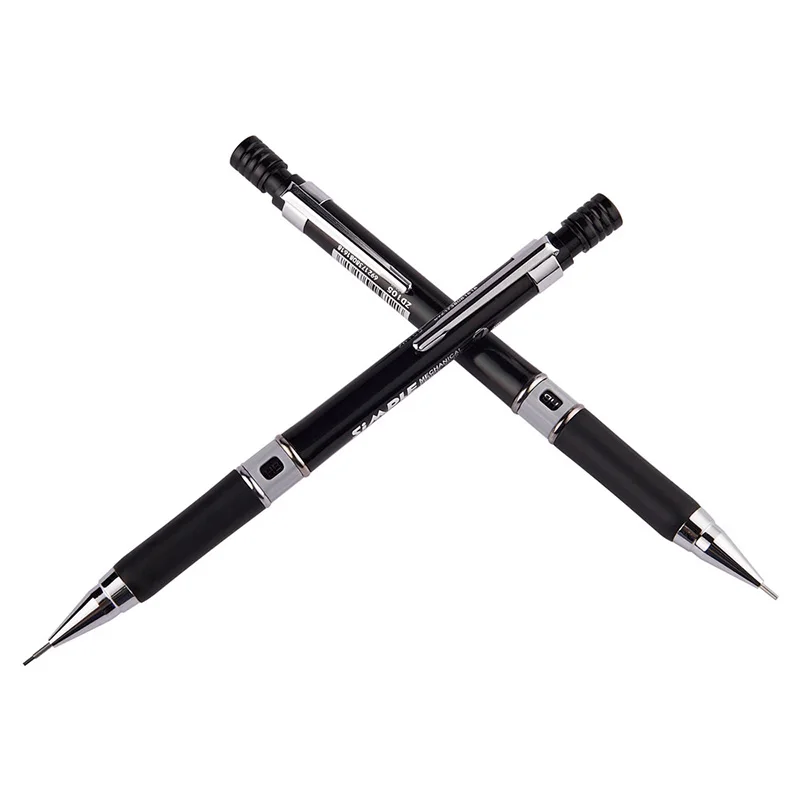 10 Pcs Student mechanical pencil press type 0.5/0.7mm write comics hand-painted with eraser drawing art painting HB pencil