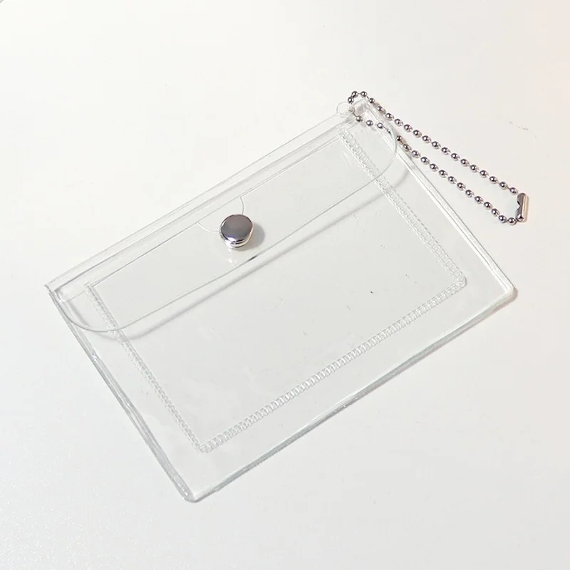 Women's Credit Card Holder Wallet Fashion Transparent Waterproof Pvc Business Card Purse Men Id Card Wallet Girl Coin Purse Bag