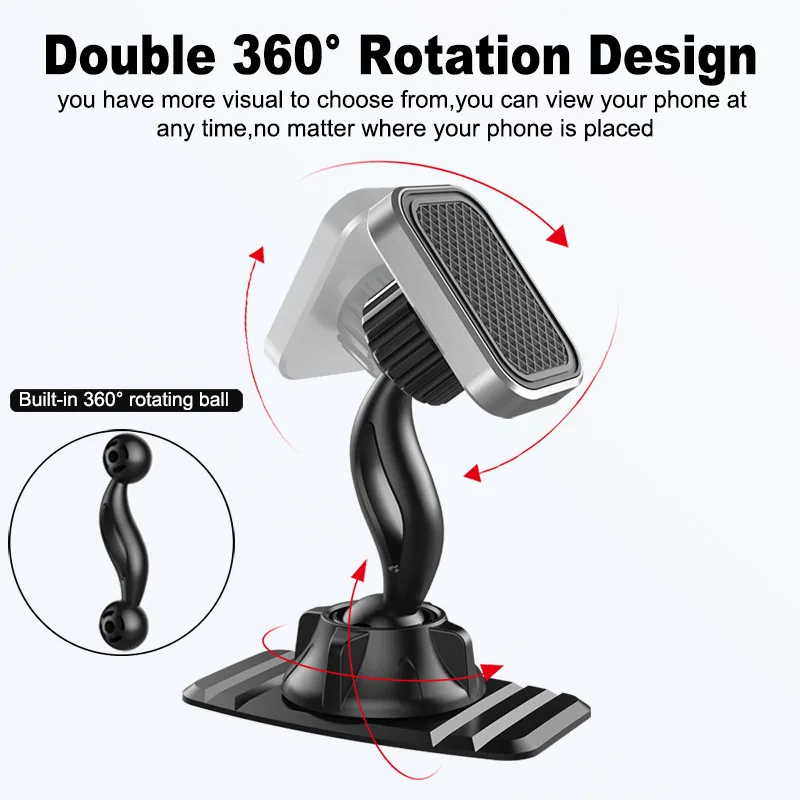 Untoom Magnetic Car Phone Holder Mobile Phone Holder in Car Magnet Car Mount Mobile Cell Phone Stand for iPhone Xiaomi Samsung