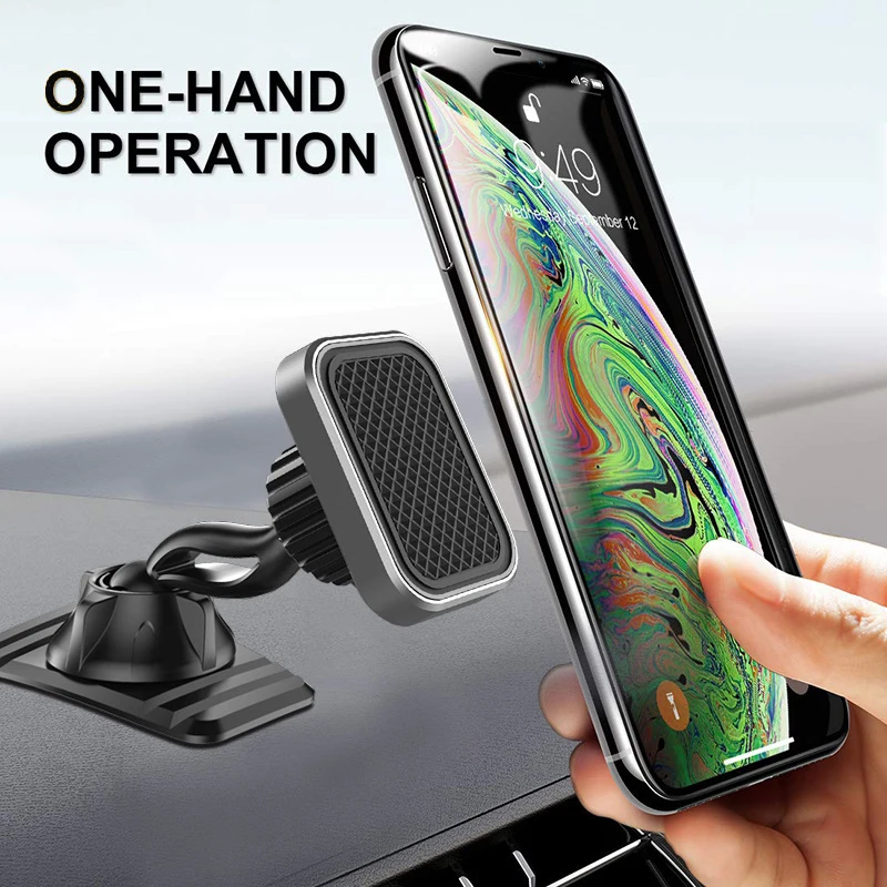 Untoom Magnetic Car Phone Holder Mobile Phone Holder in Car Magnet Car Mount Mobile Cell Phone Stand for iPhone Xiaomi Samsung