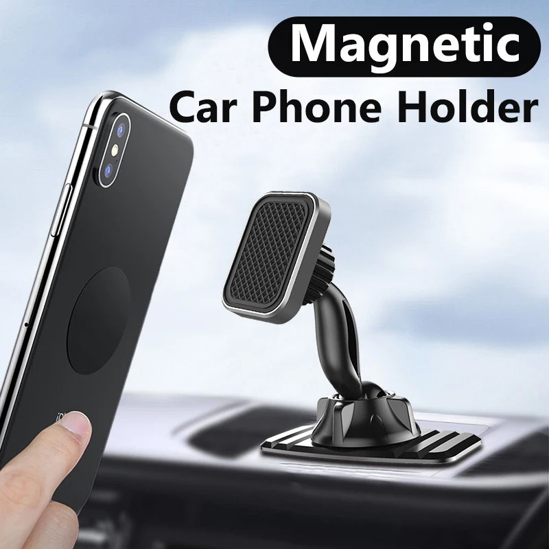 Untoom Magnetic Car Phone Holder Mobile Phone Holder in Car Magnet Car Mount Mobile Cell Phone Stand for iPhone Xiaomi Samsung