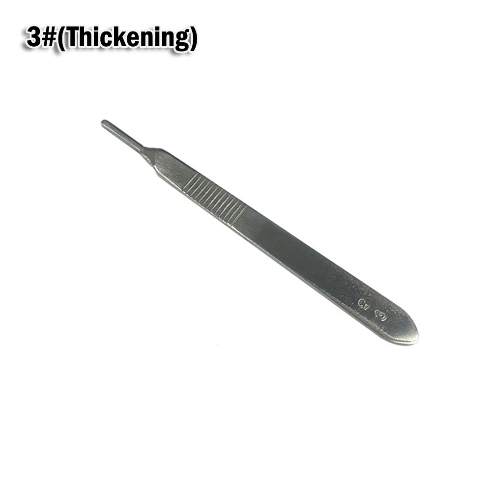 Steel Scalpel Handle Utility Blade Handle Carving Replacement 3# 4# 7# PCB Repair Animal Surgical Knife Carving DIY Hand Tools