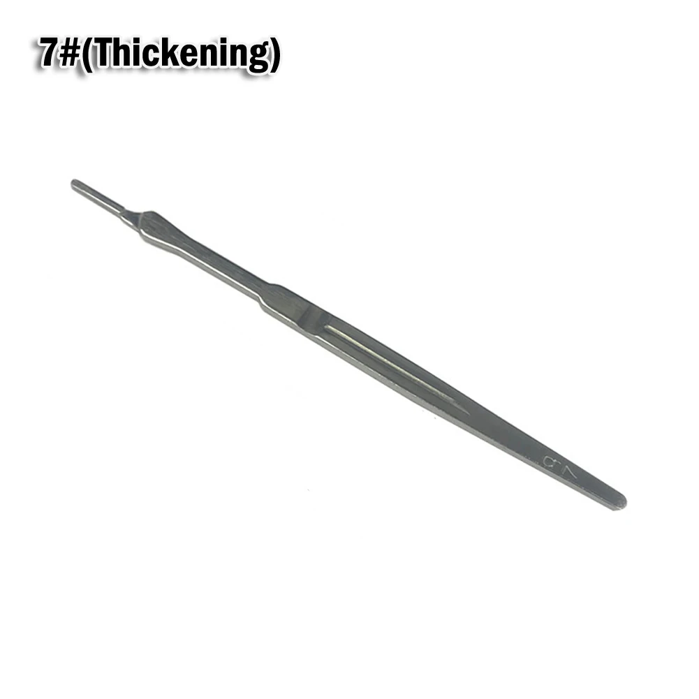 Steel Scalpel Handle Utility Blade Handle Carving Replacement 3# 4# 7# PCB Repair Animal Surgical Knife Carving DIY Hand Tools
