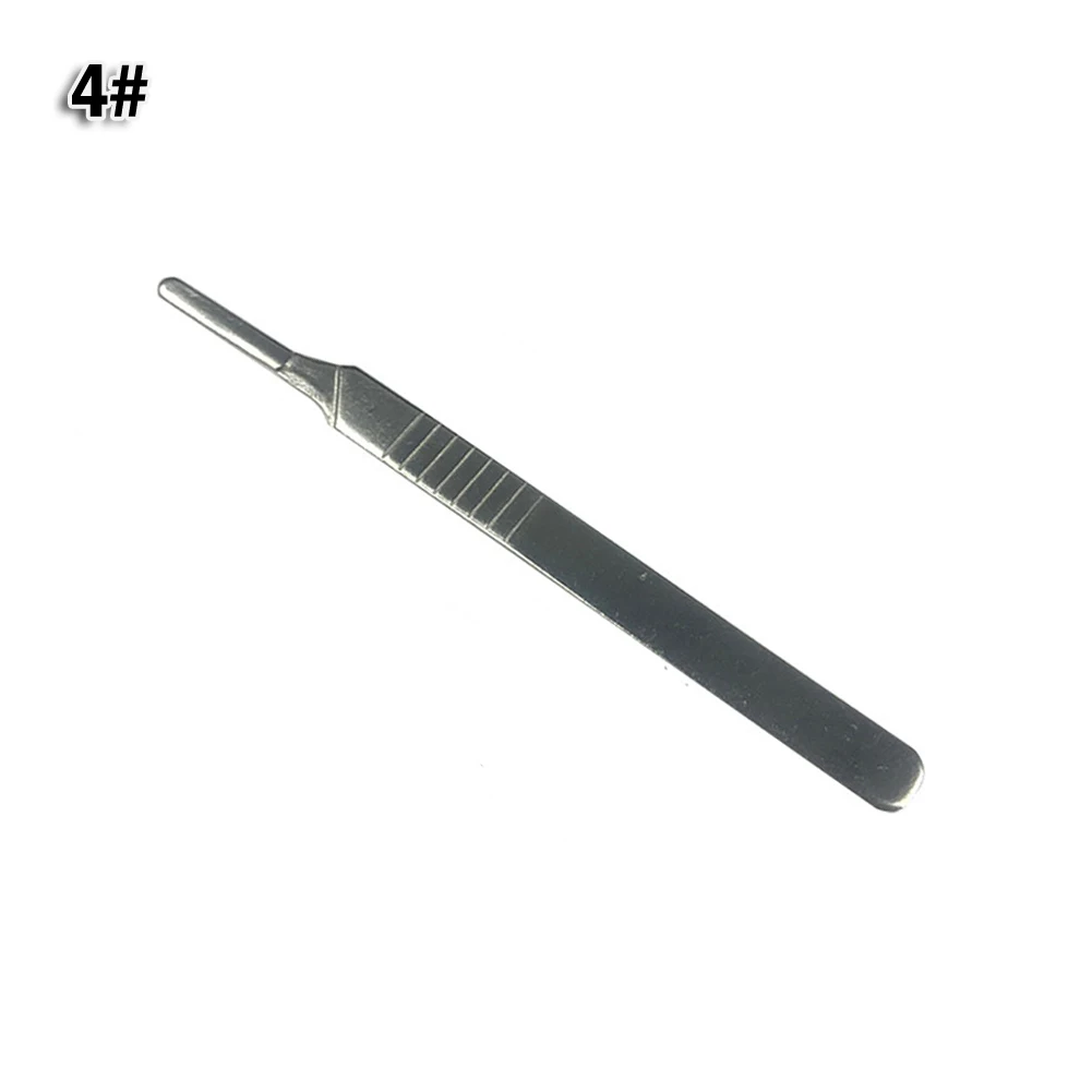 Steel Scalpel Handle Utility Blade Handle Carving Replacement 3# 4# 7# PCB Repair Animal Surgical Knife Carving DIY Hand Tools