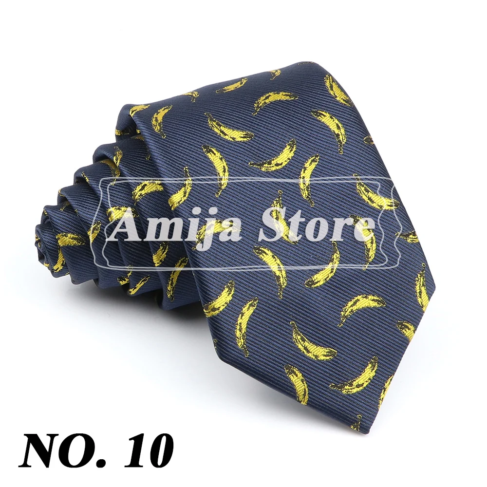 2022 Design Men's Tie Print Banana Polar Bear Ties Wed Luxury Neckties Accessories Daily Wear Cravat Party Original Gift For Man