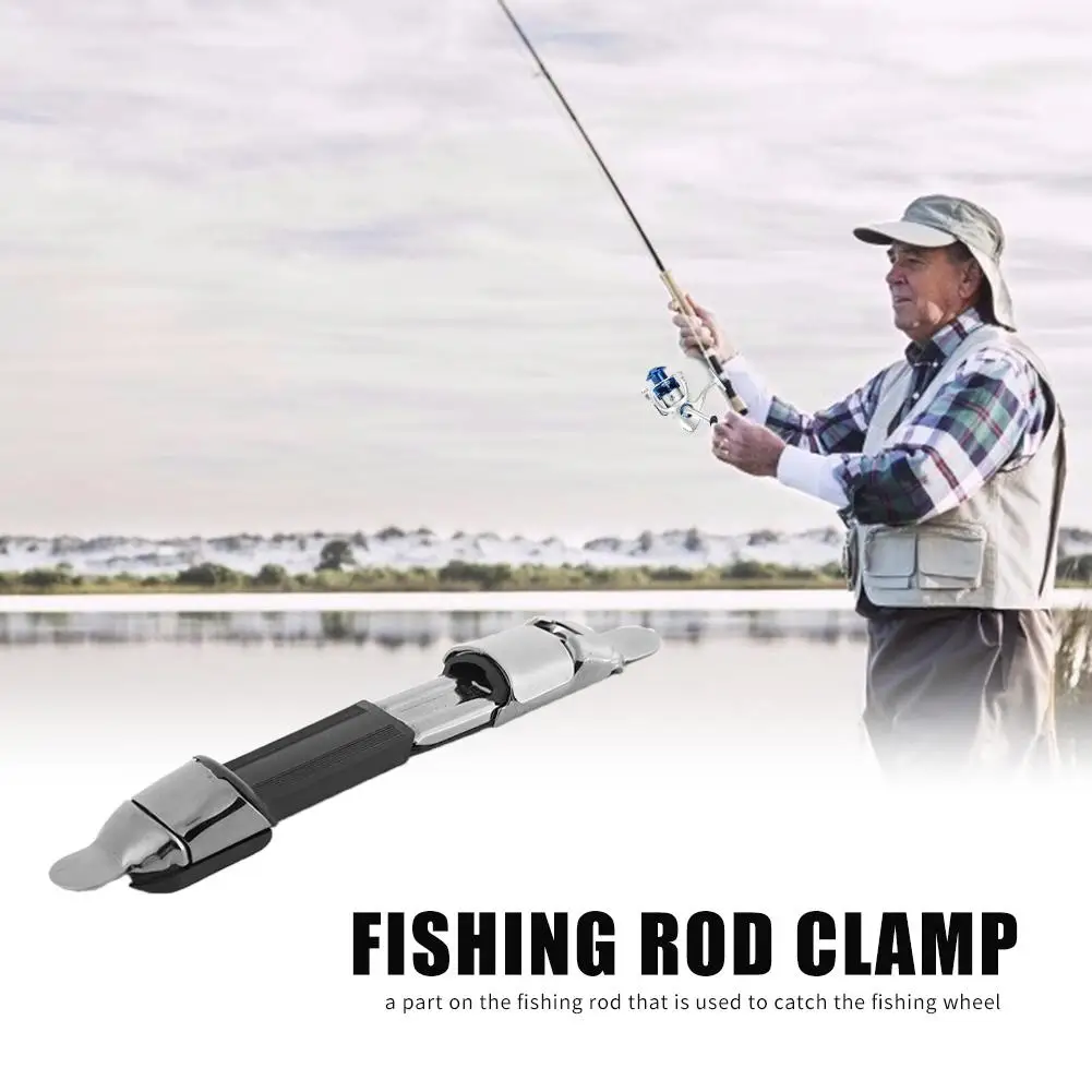 Fishing Reel Seat Deck Rod Clip Holder Fishing Tool Stainless Steel Seat Fishing Rod Clip Wheel Reel Holder Fishing Tackle Pesca
