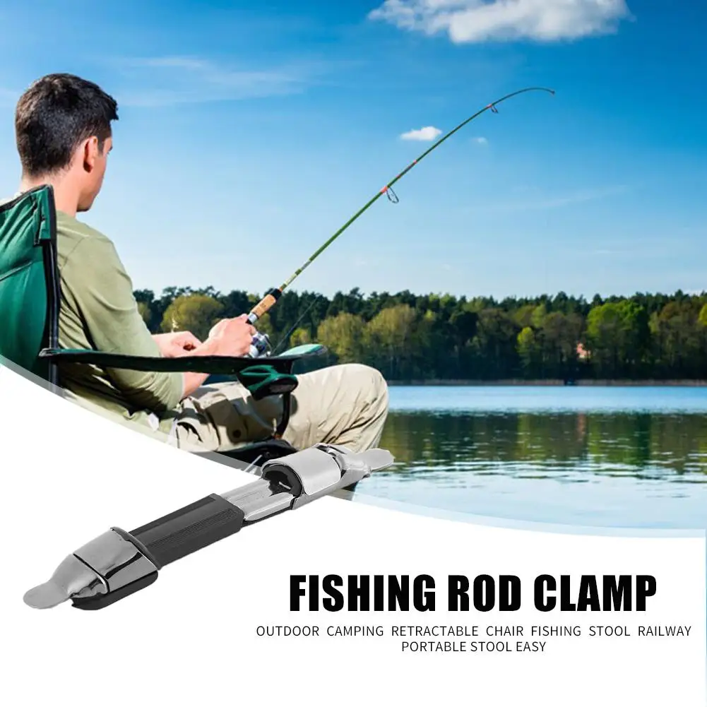 Fishing Reel Seat Deck Rod Clip Holder Fishing Tool Stainless Steel Seat Fishing Rod Clip Wheel Reel Holder Fishing Tackle Pesca