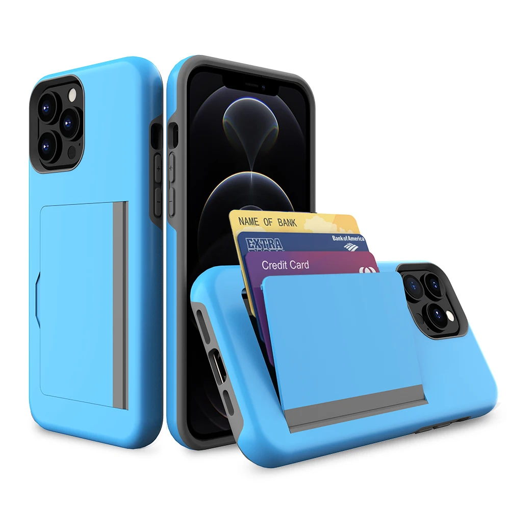 Credit Card Protective Wallets Case For iPhone 18 Pro 15 14 13 12 17 Pro Max for iPhone 16 Pro Max XR XS SE 2020 Cover