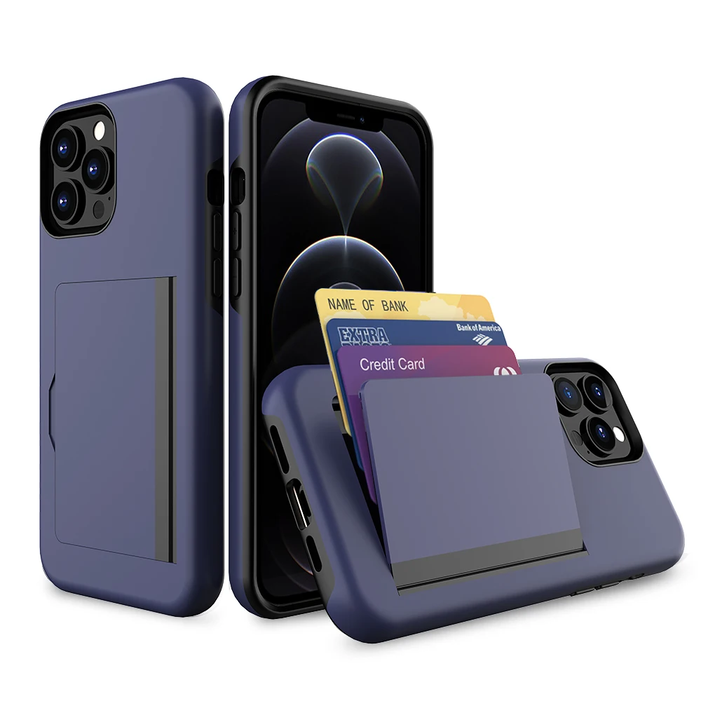Credit Card Protective Wallets Case For iPhone 18 Pro 15 14 13 12 17 Pro Max for iPhone 16 Pro Max XR XS SE 2020 Cover