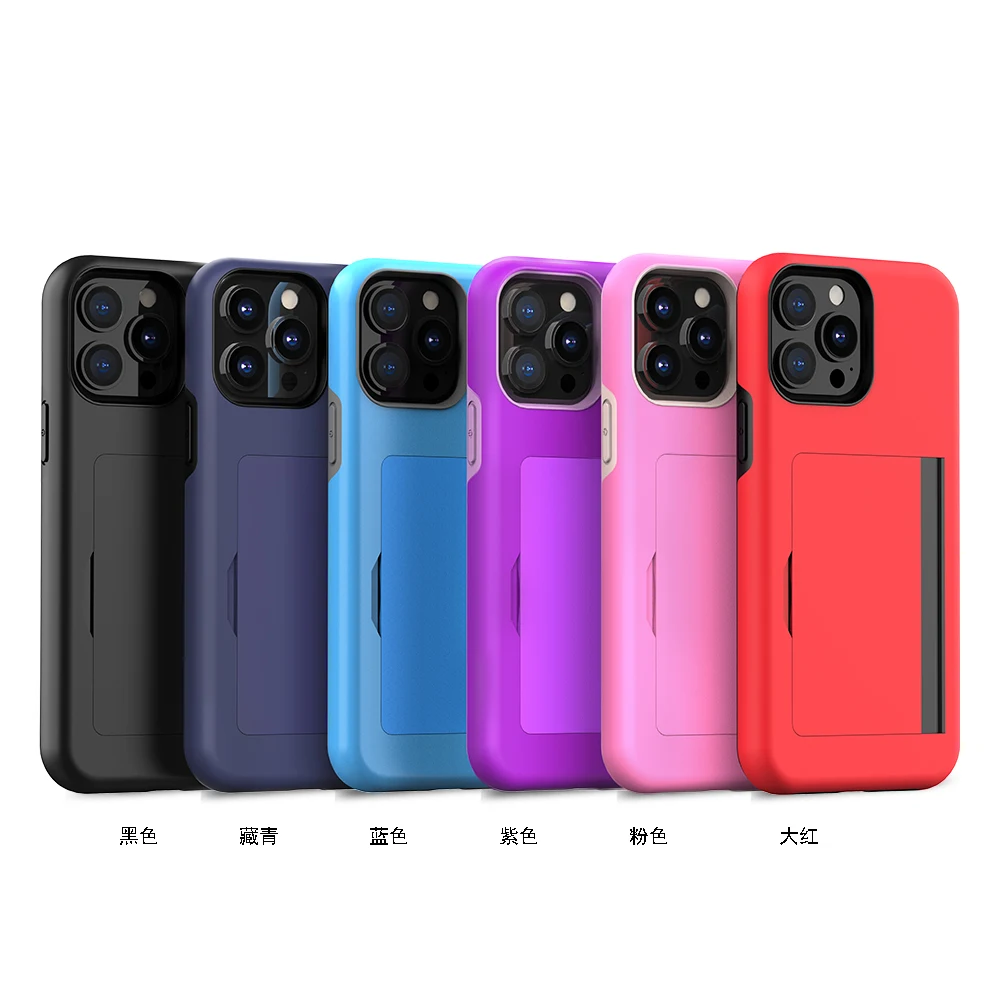 Credit Card Protective Wallets Case For iPhone 18 Pro 15 14 13 12 17 Pro Max for iPhone 16 Pro Max XR XS SE 2020 Cover