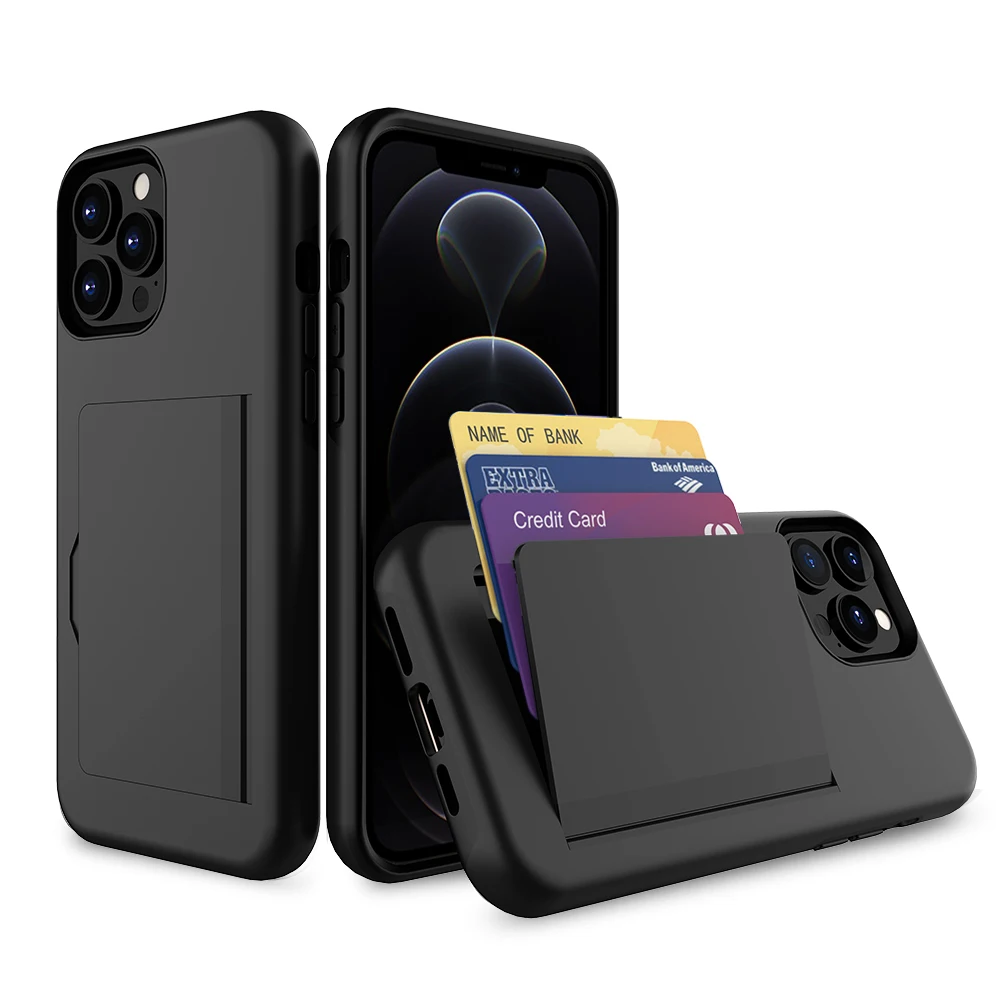 Credit Card Protective Wallets Case For iPhone 18 Pro 15 14 13 12 17 Pro Max for iPhone 16 Pro Max XR XS SE 2020 Cover