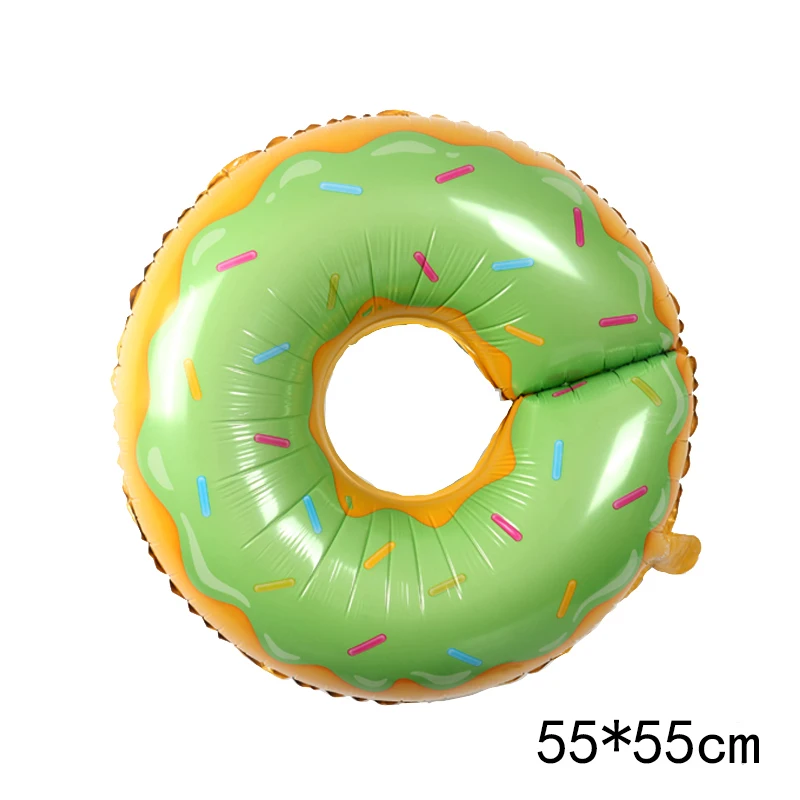 Large colorful Donut balloon Popcorn Toy Pineapple Aluminum Foil Balloons Birthday Party Decoration Baby Shower Christmas Globos