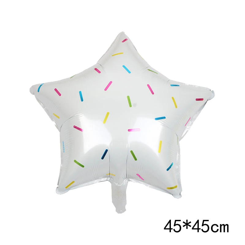 Large colorful Donut balloon Popcorn Toy Pineapple Aluminum Foil Balloons Birthday Party Decoration Baby Shower Christmas Globos