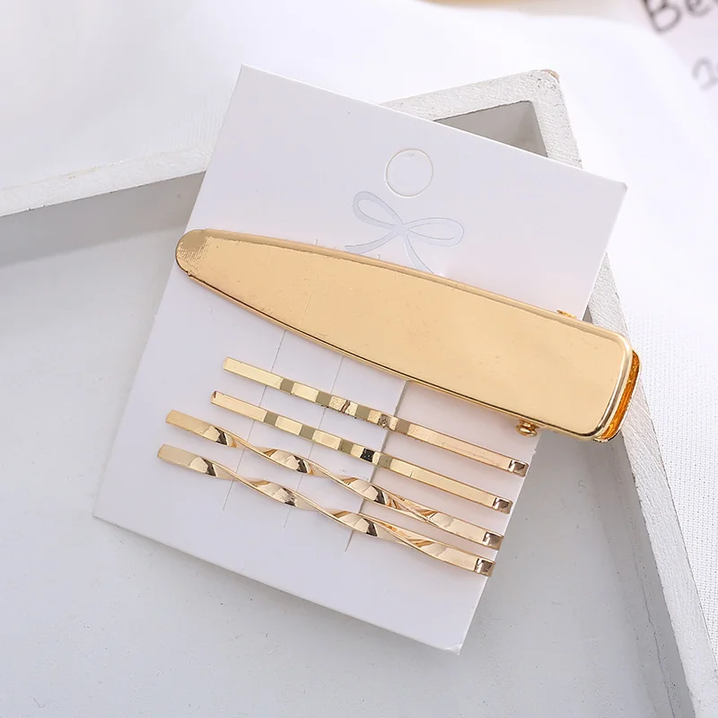 2020 New Ins Pearl Hairpins One Character Clip Women Girls Trendy Headwear Barrettes Fashion Hair Accessories Hairgrip Wholesale