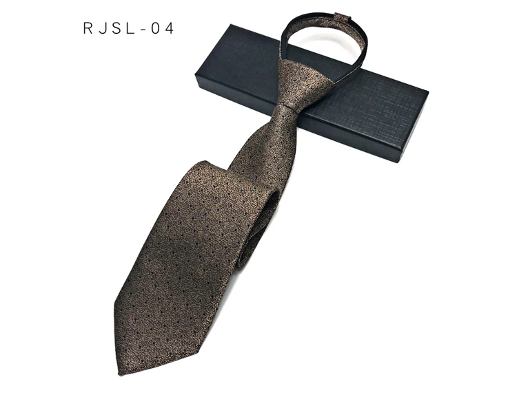 VEEKTIE Brand 8CM Zipper Ties for Men Floral ONEKEY Paisley Formal Retro Vintage Brown Mailard Corbatas Original Gifts Designer