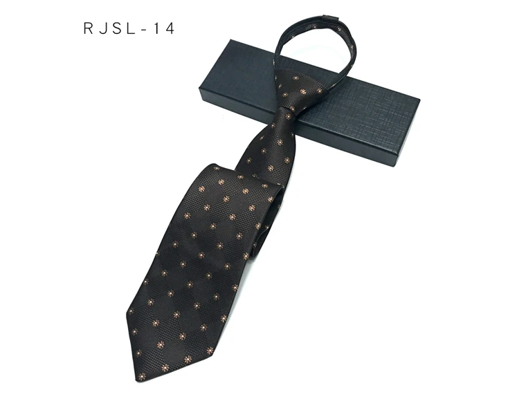 VEEKTIE Brand 8CM Zipper Ties for Men Floral ONEKEY Paisley Formal Retro Vintage Brown Mailard Corbatas Original Gifts Designer