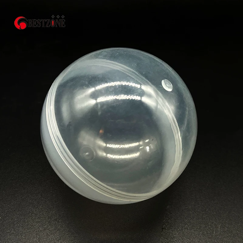 20Pcs Or 10Pcs 100MM Toy Capsule Transparent Colorful Plastic PP Open Balls Eggshell Empty Container Vending Machine 4-inch