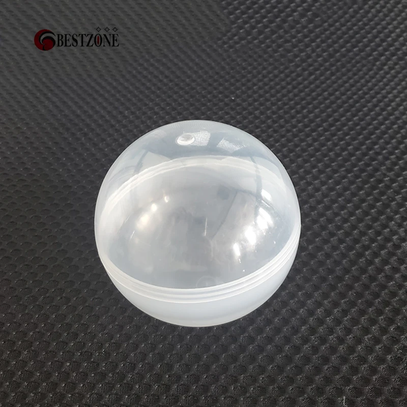 20Pcs Or 10Pcs 100MM Toy Capsule Transparent Colorful Plastic PP Open Balls Eggshell Empty Container Vending Machine 4-inch