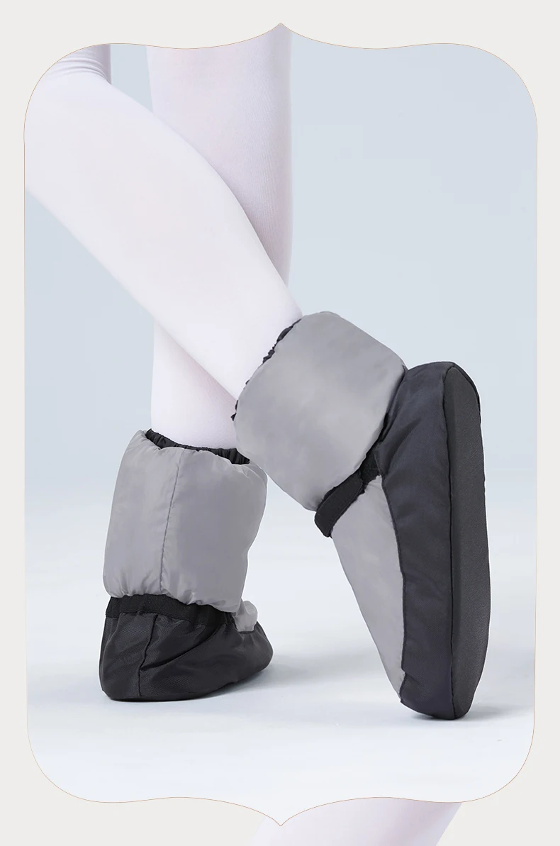 Women Ballet Shoes Warm Up Booties National Dancing Shoes Winter Dance Boots Warm Antiskid Ballerina Boots Training Shoes