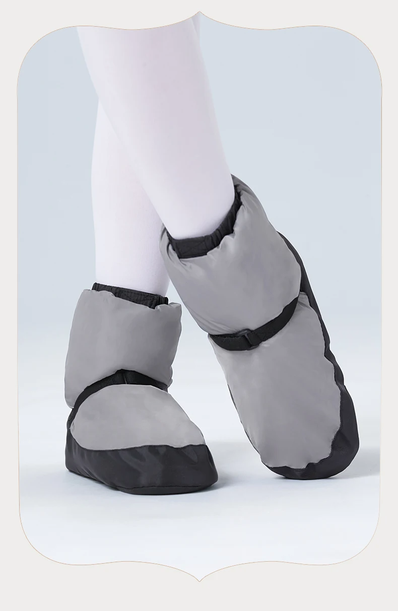 Women Ballet Shoes Warm Up Booties National Dancing Shoes Winter Dance Boots Warm Antiskid Ballerina Boots Training Shoes