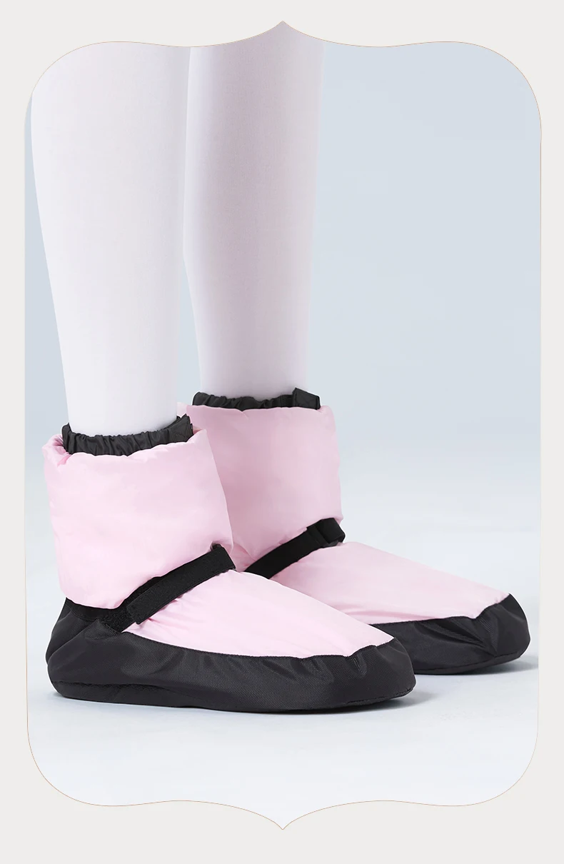 Women Ballet Shoes Warm Up Booties National Dancing Shoes Winter Dance Boots Warm Antiskid Ballerina Boots Training Shoes