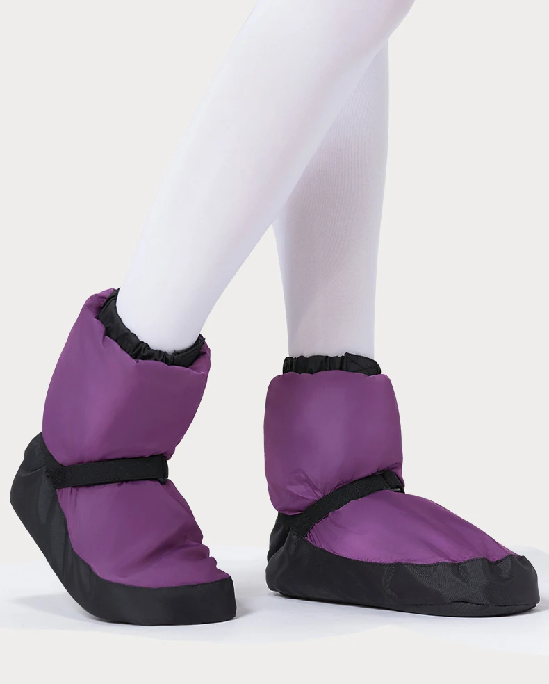 Women Ballet Shoes Warm Up Booties National Dancing Shoes Winter Dance Boots Warm Antiskid Ballerina Boots Training Shoes