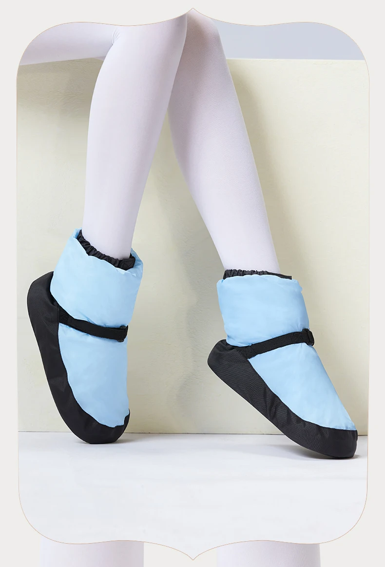 Women Ballet Shoes Warm Up Booties National Dancing Shoes Winter Dance Boots Warm Antiskid Ballerina Boots Training Shoes