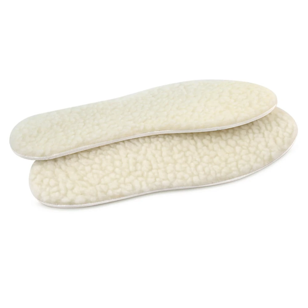 Wool Warm Heated Insoles for Kids And Adult Winter Shoes Thermal Thickened Artificial Cashmere Shoes Inserts Snow Boots Warm Pad