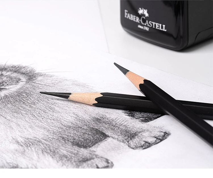 Faber-Castell Matte Sketch Pencil Art Graphite Pencils For Painting Writing Shading Sketch Black Lead Design Pencils Supplies