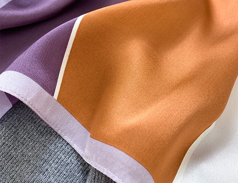 New 2027 Pashmina 100% Silk Scarf Fashion Women Summer Beach Elegant Small Scarves Shawl Poncho 53*53cm Hijab Bandana Kerchief