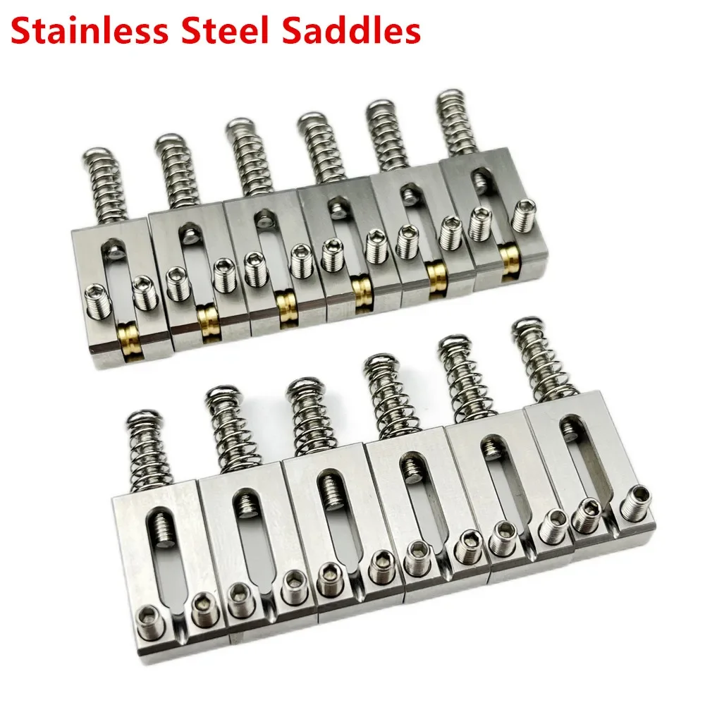 【Made in Japan】 10.5MM 10.8MM Stainless Steel Modern Guitar Tremolo Bridge Saddles For ST TL Style Electric Guitar
