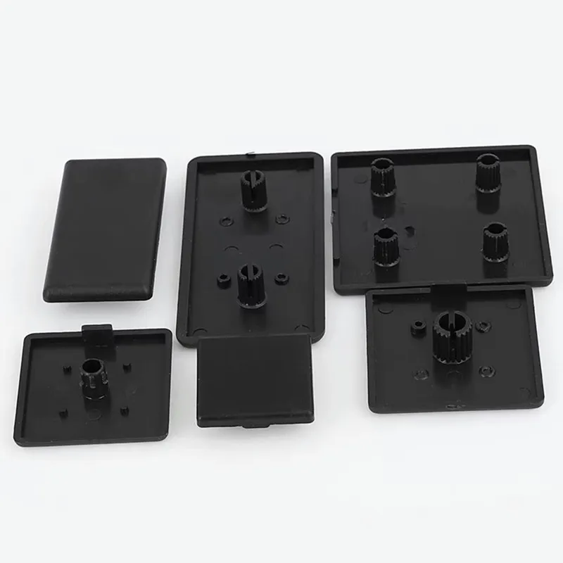 10pcs/20pcs ALuminum profile end cap 2020 3030 4040 4545 Plastic End Cap Cover Plate black for EU Aluminum Profile