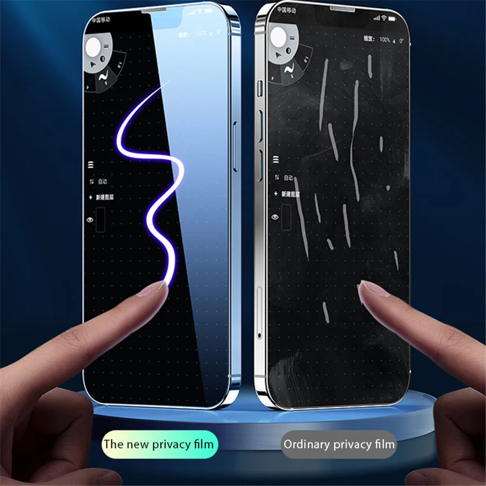 Privacy Glass For Xiaomi 14T 13T 11T 12T Pro Anti-Spy Tempered Glass Mi 11 Lite 5g NE Screen Protector Xiomi 11 T Film Smartphone Mi 11Lite 11i Mi11T Prevent Peeping Protective Glasses Mi 11T Pro 9H Glare Glass