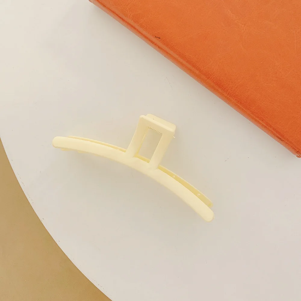 New Fashion Large Frosted Temperament Hairpin Hair Claw Barrettes for Women Girl Hair Accessories Headwear Wholesale