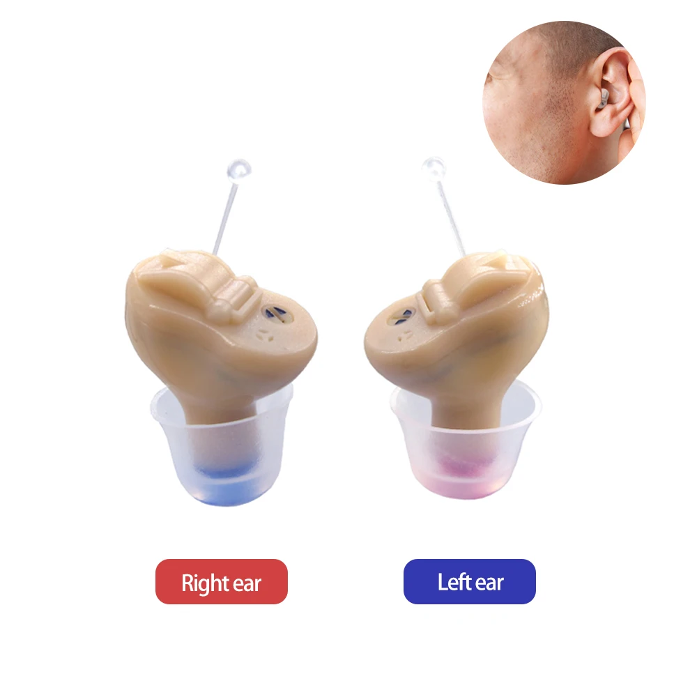 Invisible Hearing Aid Audifonos for Deafness/Elderly  Adjustable  Mini  Sise Inner Ear  Hearing Amplifier Best Sound Amplifier