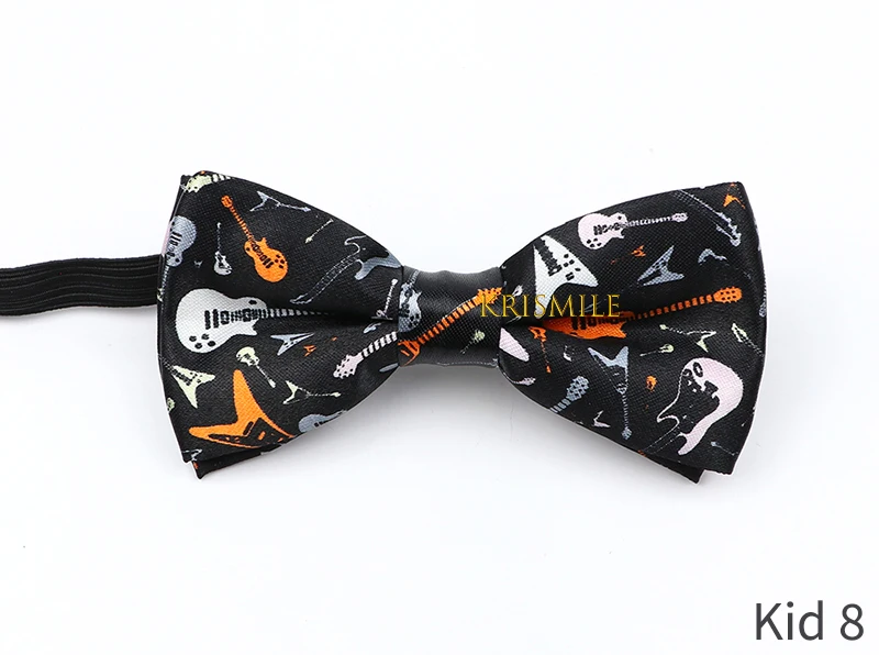 Musical Note Bow Tie Guitar Piano Stave Adult Children Bowtie Novelty Handmade Butterfly Wedding Party Men Gift Accessories