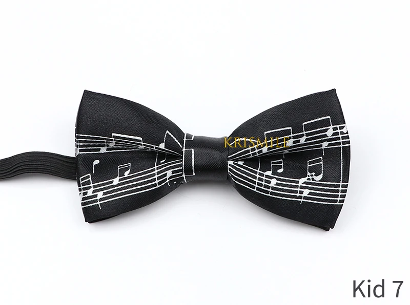 Musical Note Bow Tie Guitar Piano Stave Adult Children Bowtie Novelty Handmade Butterfly Wedding Party Men Gift Accessories