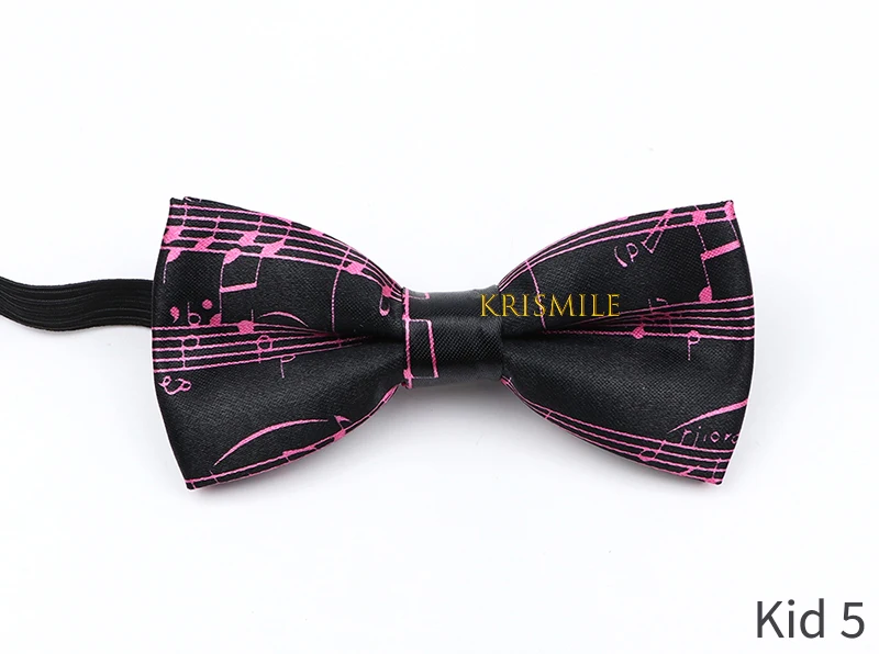 Musical Note Bow Tie Guitar Piano Stave Adult Children Bowtie Novelty Handmade Butterfly Wedding Party Men Gift Accessories