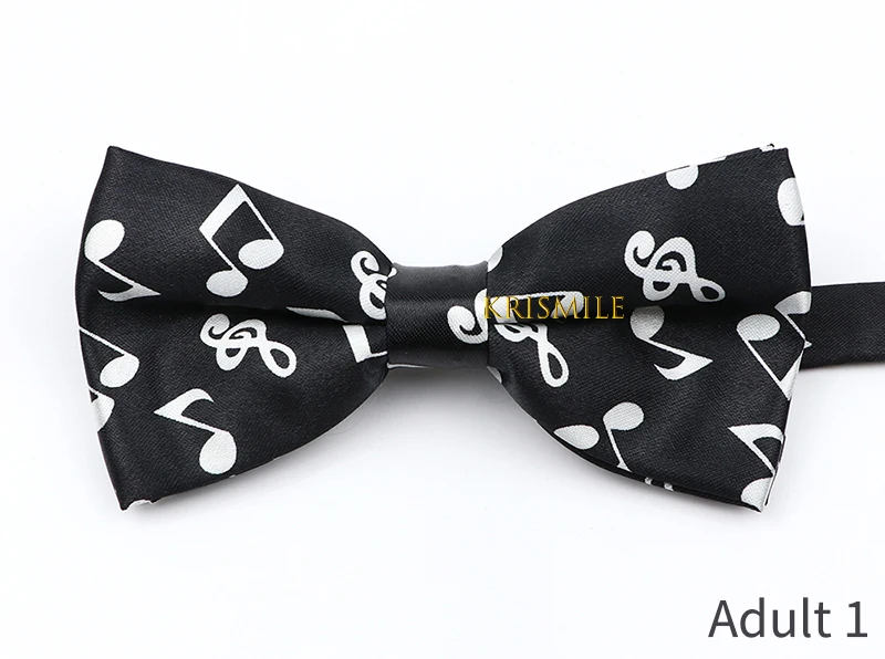 Musical Note Bow Tie Guitar Piano Stave Adult Children Bowtie Novelty Handmade Butterfly Wedding Party Men Gift Accessories