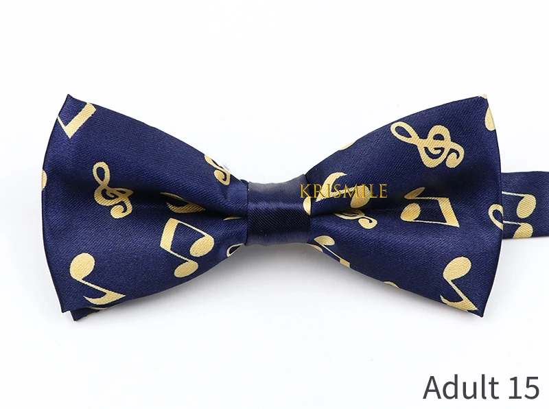 Musical Note Bow Tie Guitar Piano Stave Adult Children Bowtie Novelty Handmade Butterfly Wedding Party Men Gift Accessories