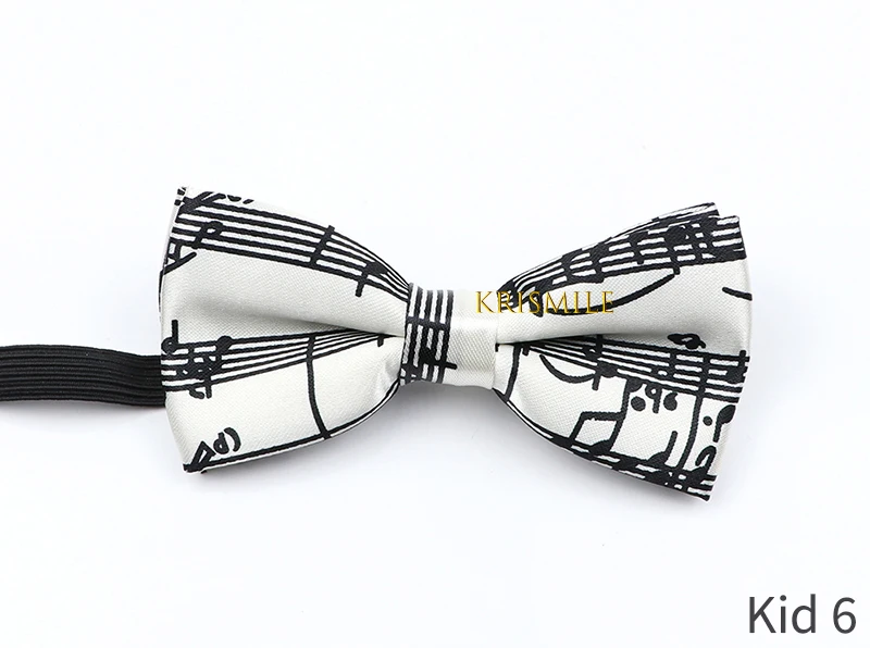 Musical Note Bow Tie Guitar Piano Stave Adult Children Bowtie Novelty Handmade Butterfly Wedding Party Men Gift Accessories