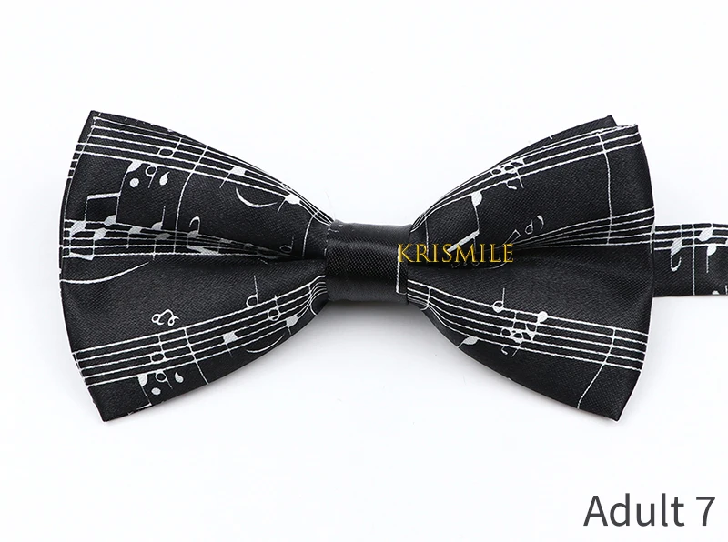 Musical Note Bow Tie Guitar Piano Stave Adult Children Bowtie Novelty Handmade Butterfly Wedding Party Men Gift Accessories