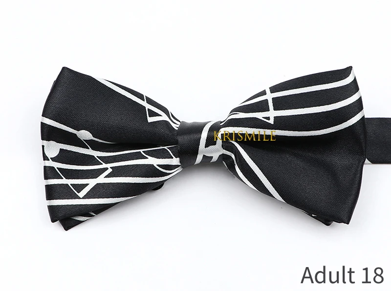 Musical Note Bow Tie Guitar Piano Stave Adult Children Bowtie Novelty Handmade Butterfly Wedding Party Men Gift Accessories