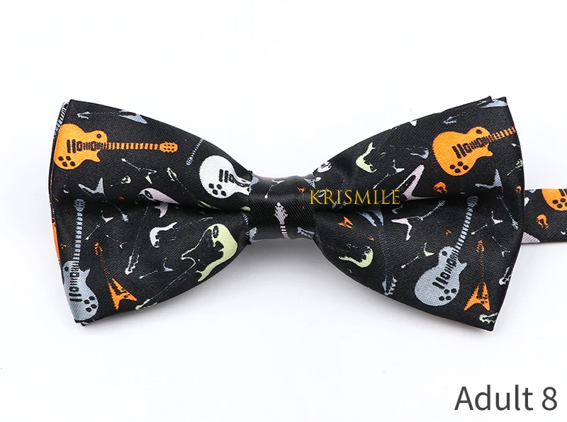 Musical Note Bow Tie Guitar Piano Stave Adult Children Bowtie Novelty Handmade Butterfly Wedding Party Men Gift Accessories