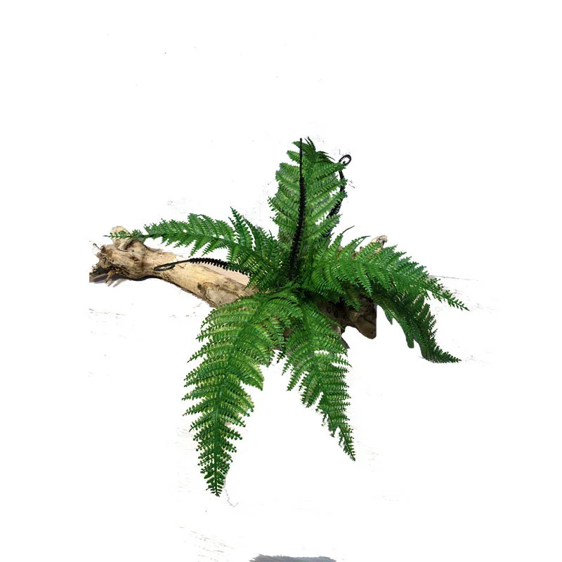 Artificial Shrubs Fake Boston Fern Plants Natural Fern Bushes UV Resistant Greenery Bunches Faux Plants Shrubs for Outdoor Decor