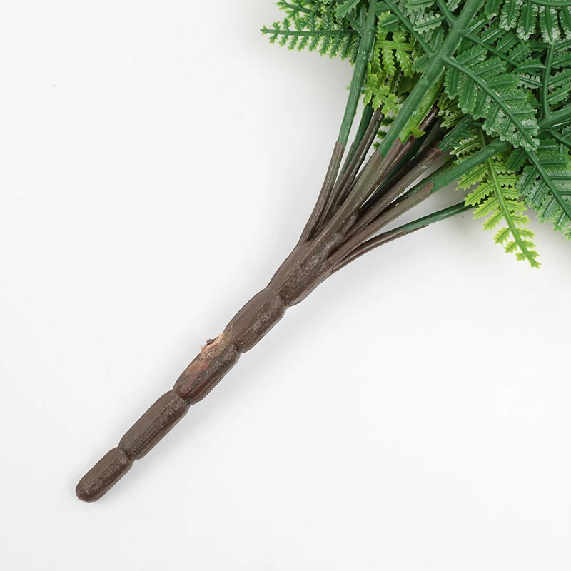 Artificial Shrubs Fake Boston Fern Plants Natural Fern Bushes UV Resistant Greenery Bunches Faux Plants Shrubs for Outdoor Decor