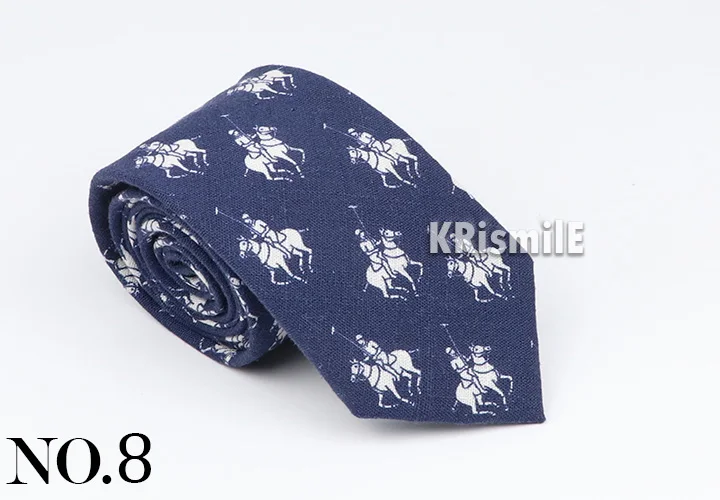 New Mens Tie Cotton Handmade Sports Bird Badge Pattern Neck Tie Novelty Casual Thick Skinny Male Cravat Daily Wear Accessory