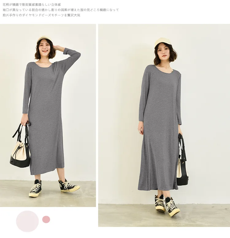 Temperament New Winter Cotton Sleepwear Night Dress Woman Spring Autumn Long Sleeve Women's Nightgowns Outside Wear Sleep Shirt