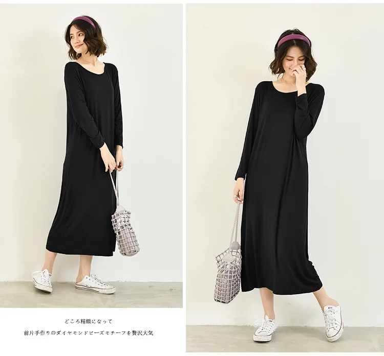 Temperament New Winter Cotton Sleepwear Night Dress Woman Spring Autumn Long Sleeve Women's Nightgowns Outside Wear Sleep Shirt